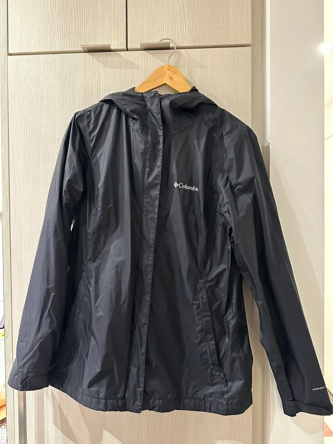 Columbia Black Rain Jacket thumbnail