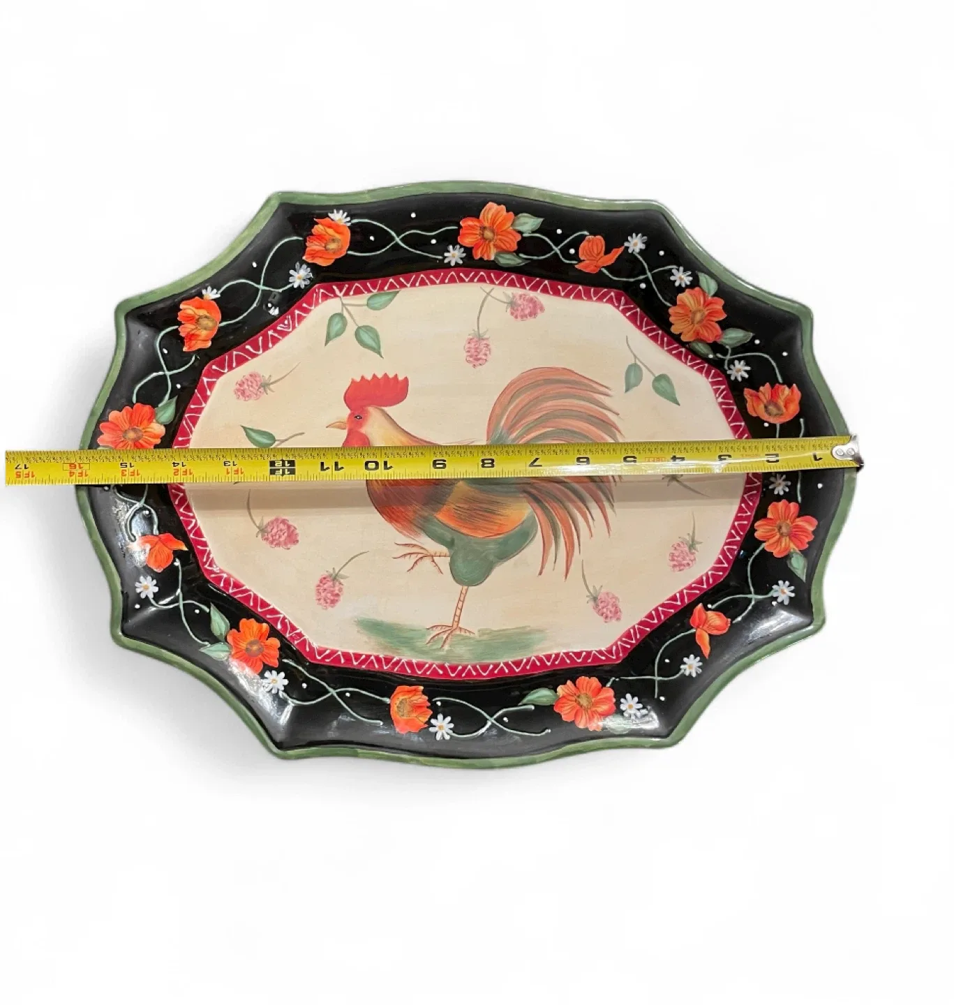 Decorative Rooster Serving Tray image indicator(2)