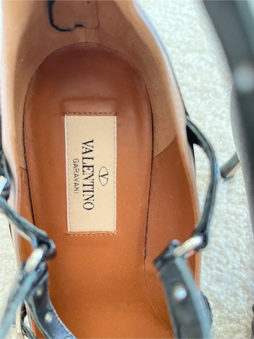 Valentino Black & Pink Pointed Heels image indicator(10)