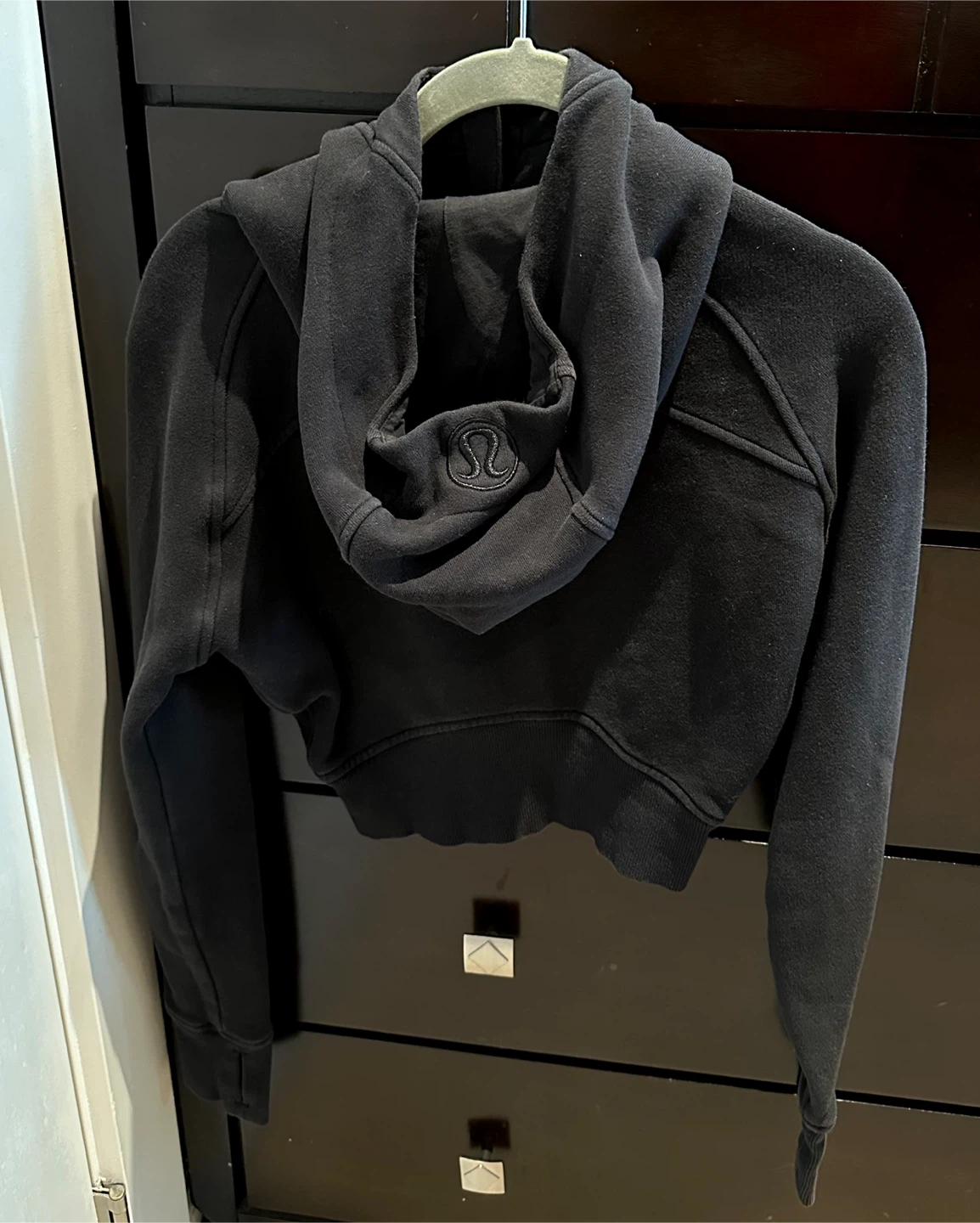 Lululemon Scuba Cropped Hoodie - Black Size 4