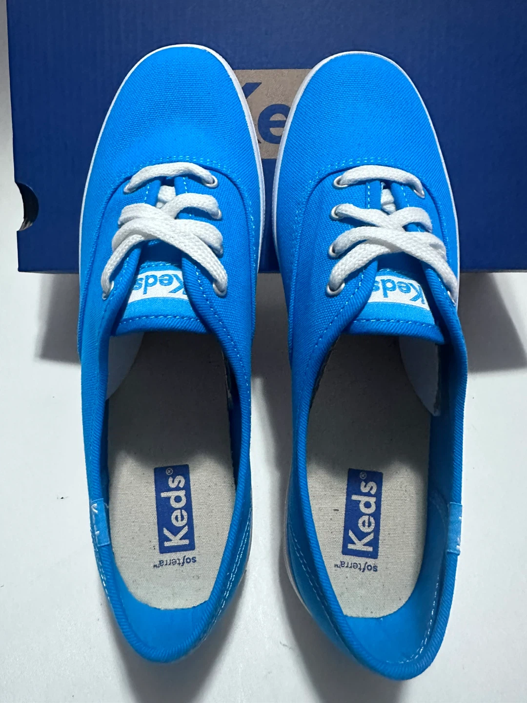 Keds CH Canvas Neon Blue Sneakers - Size 7 - photo 2