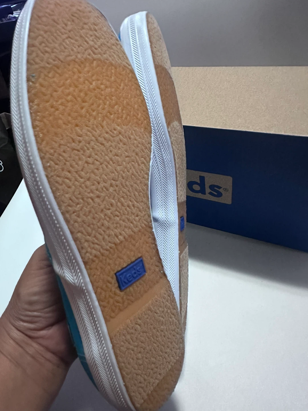 Keds CH Canvas Neon Blue Sneakers - Size 7 - photo 4