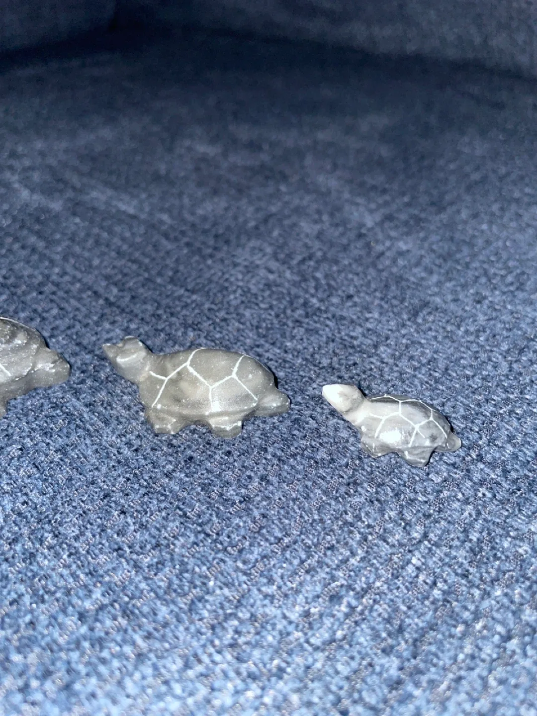 Set of 6 Stone Turtle Figurines image indicator(6)