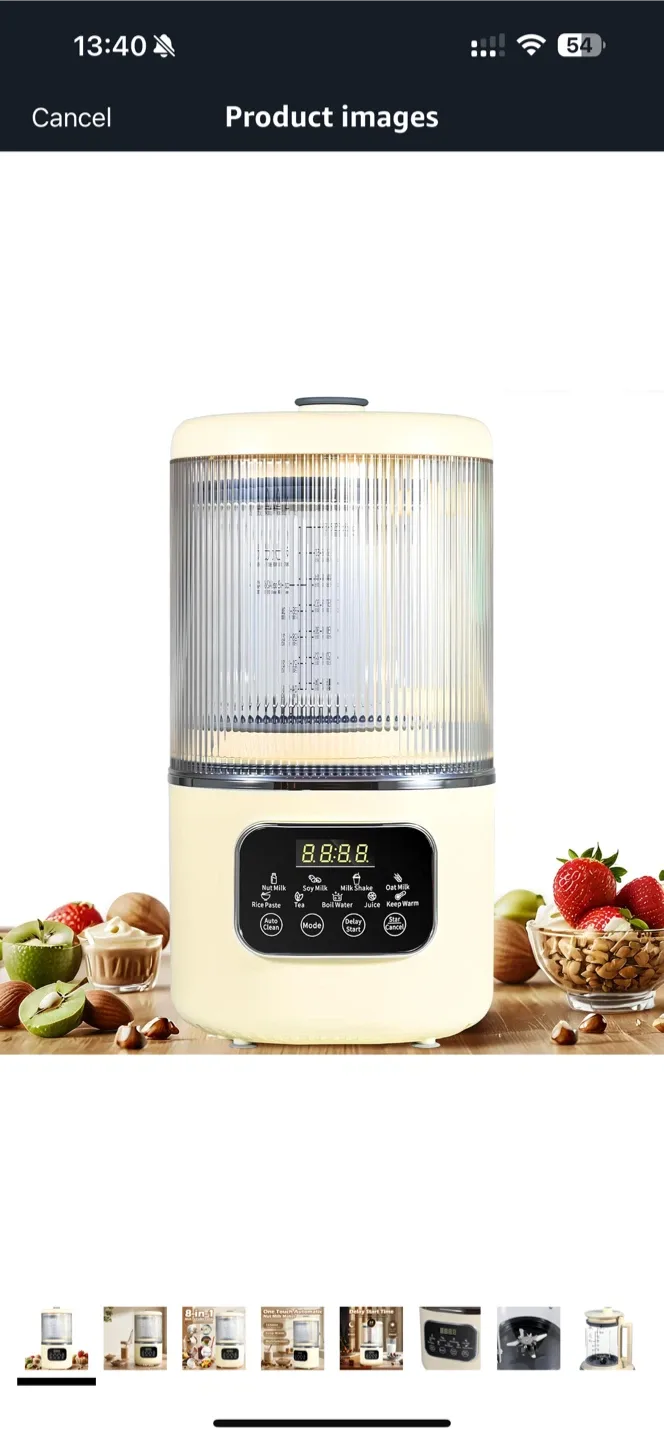 Canoly One Touch Automatic Nut Milk Maker thumbnail