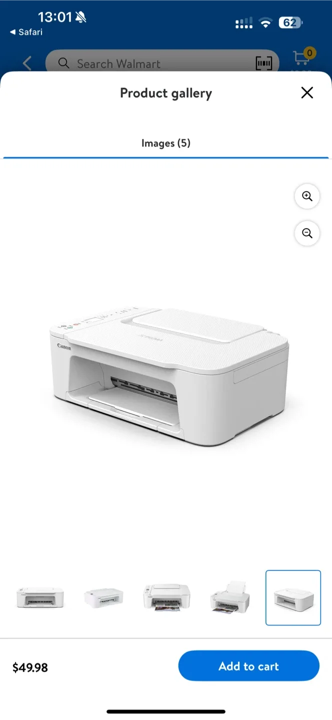 Canon PIXMA TS3322 All-in-One Printer - White image indicator(3)