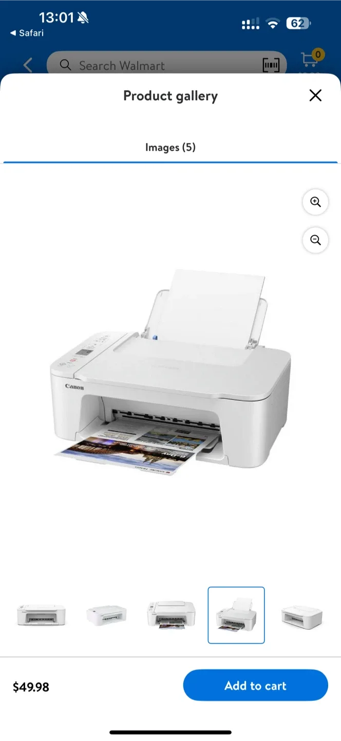Canon PIXMA TS3322 All-in-One Printer - White image indicator(2)