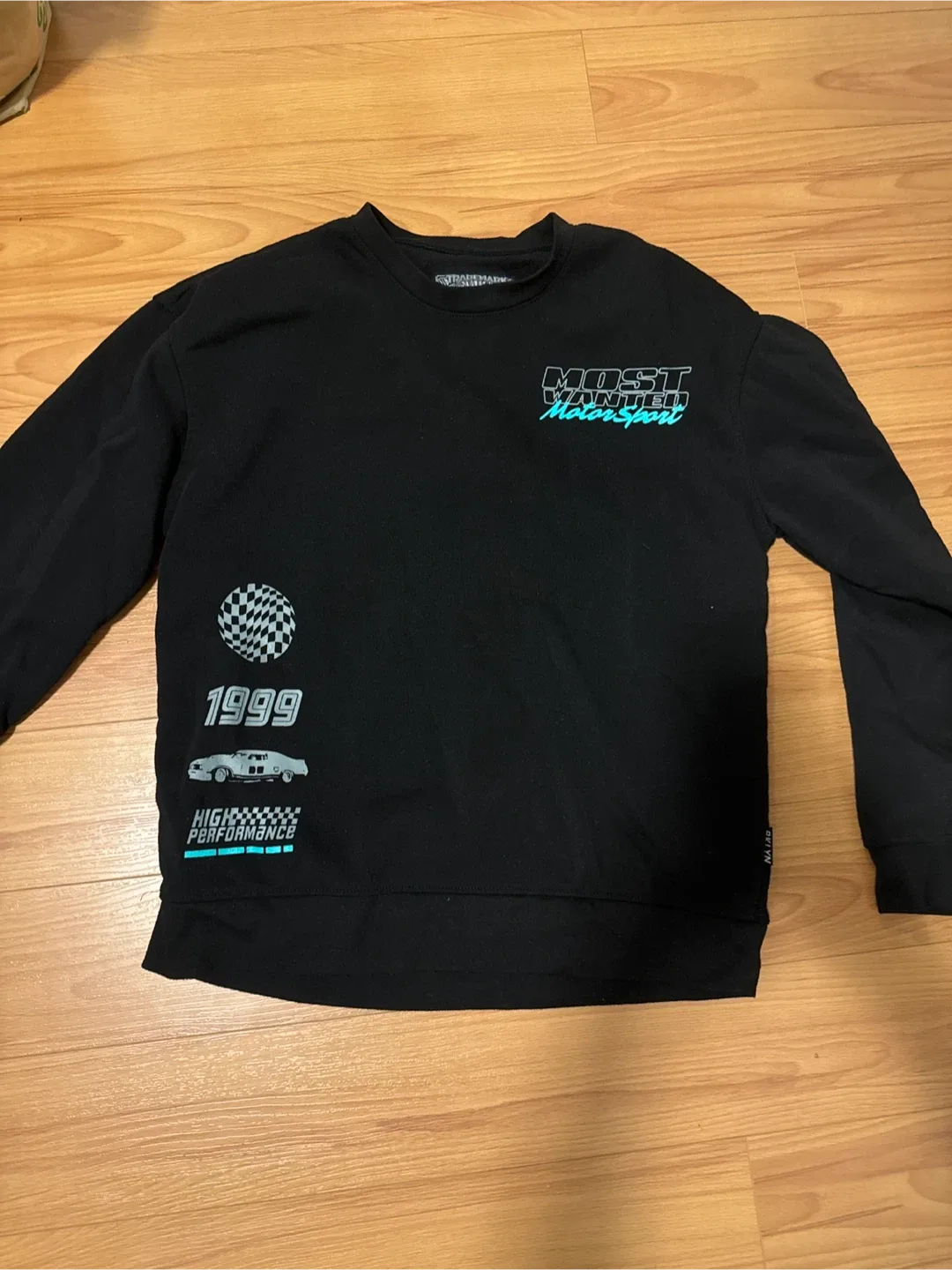 Motorsport Black Graphic Sweatshirt thumbnail