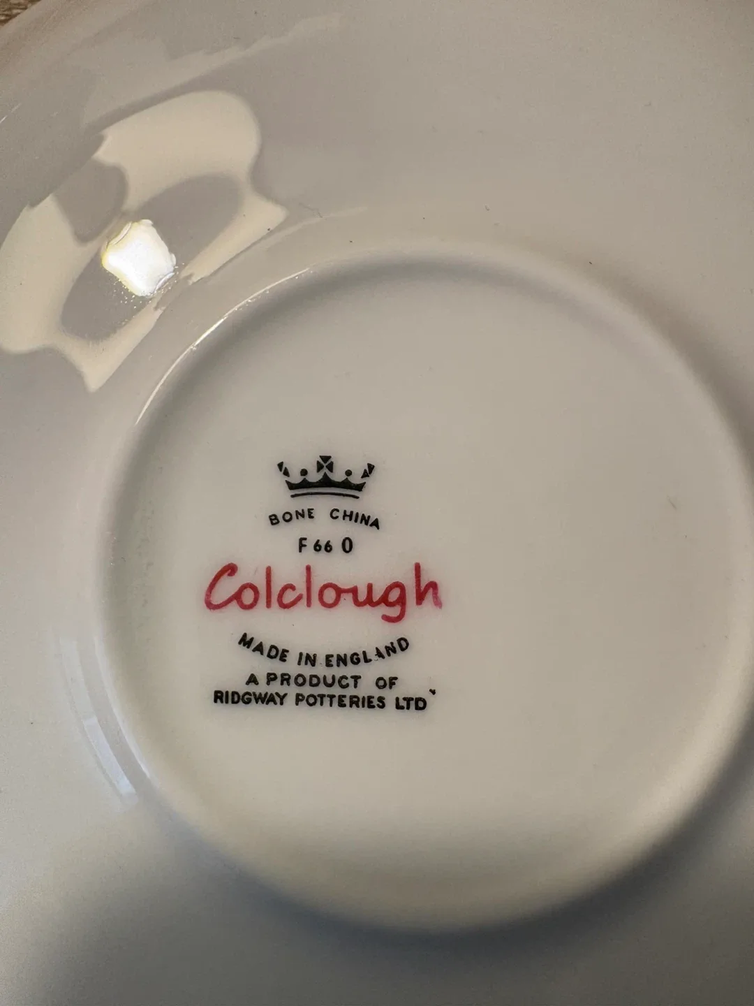 Vintage Colclough dessert set image indicator(8)