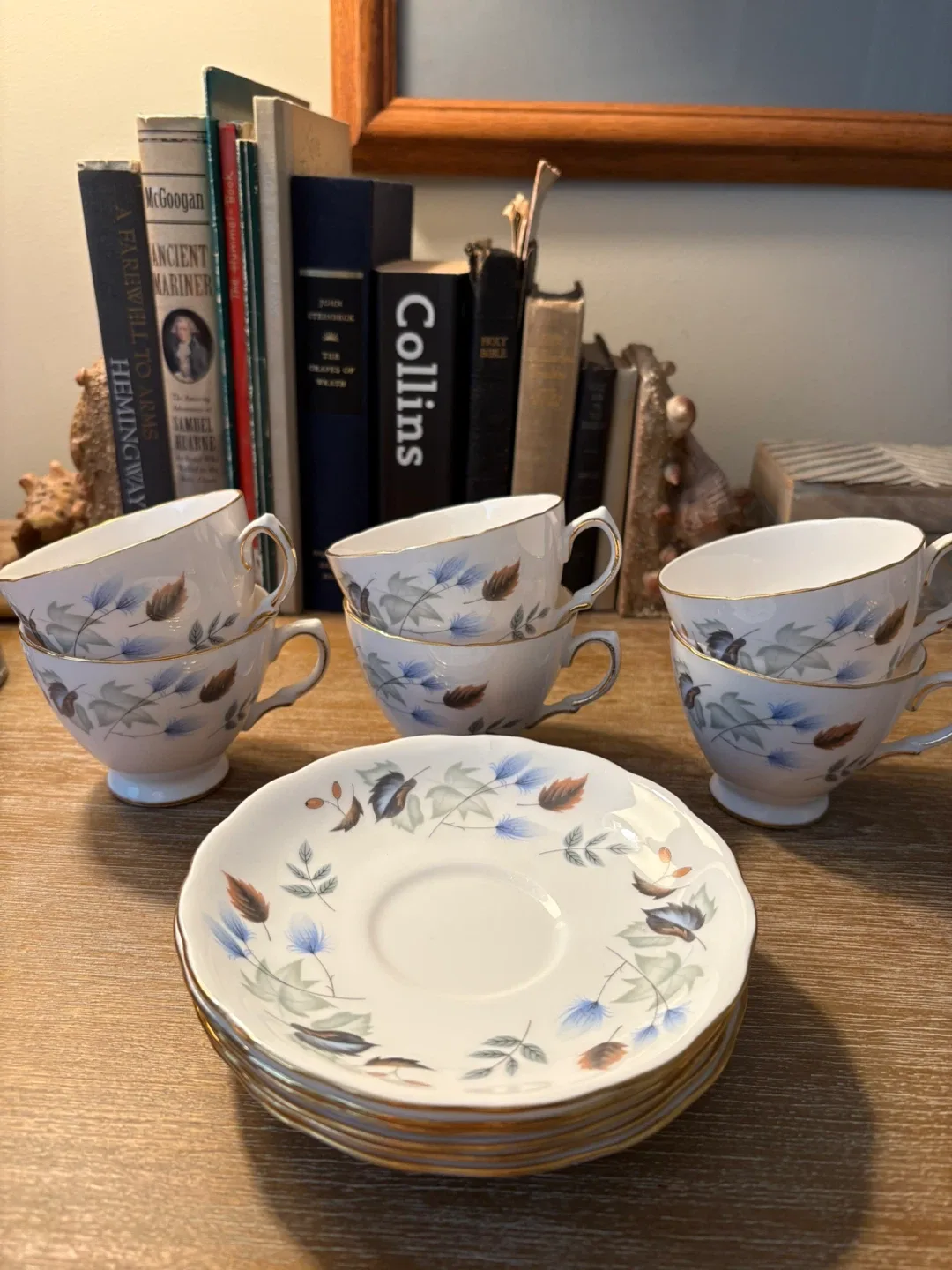 Vintage Colclough dessert set image indicator(7)