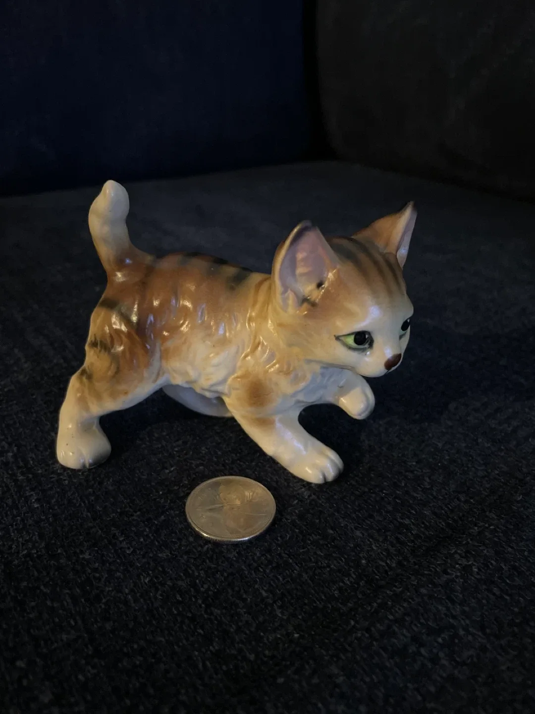 Vintage Ceramic Kitten Figurine image indicator(4)