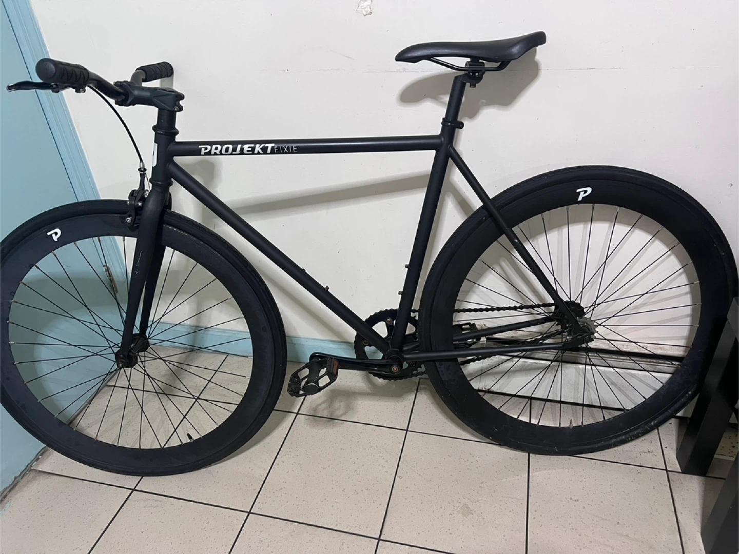 Projekt Kixie Black Fixed Gear Bike