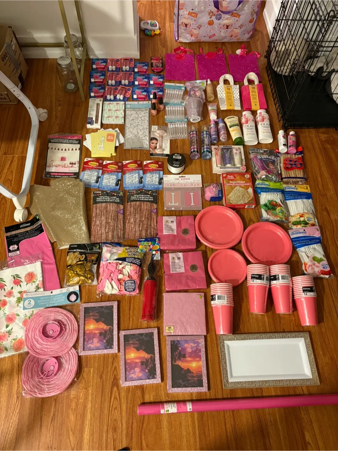 Baby shower Supplies Bundle - Pink Theme thumbnail