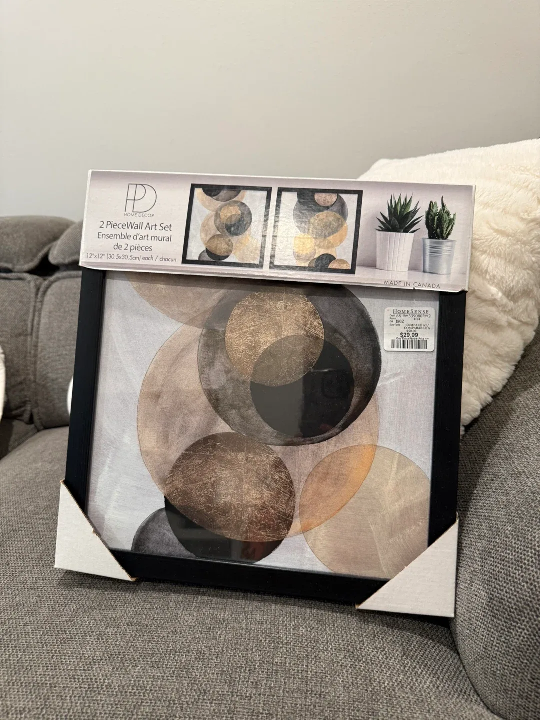 New 2-Piece Wall Art Set - 12x12 inch image indicator(2)