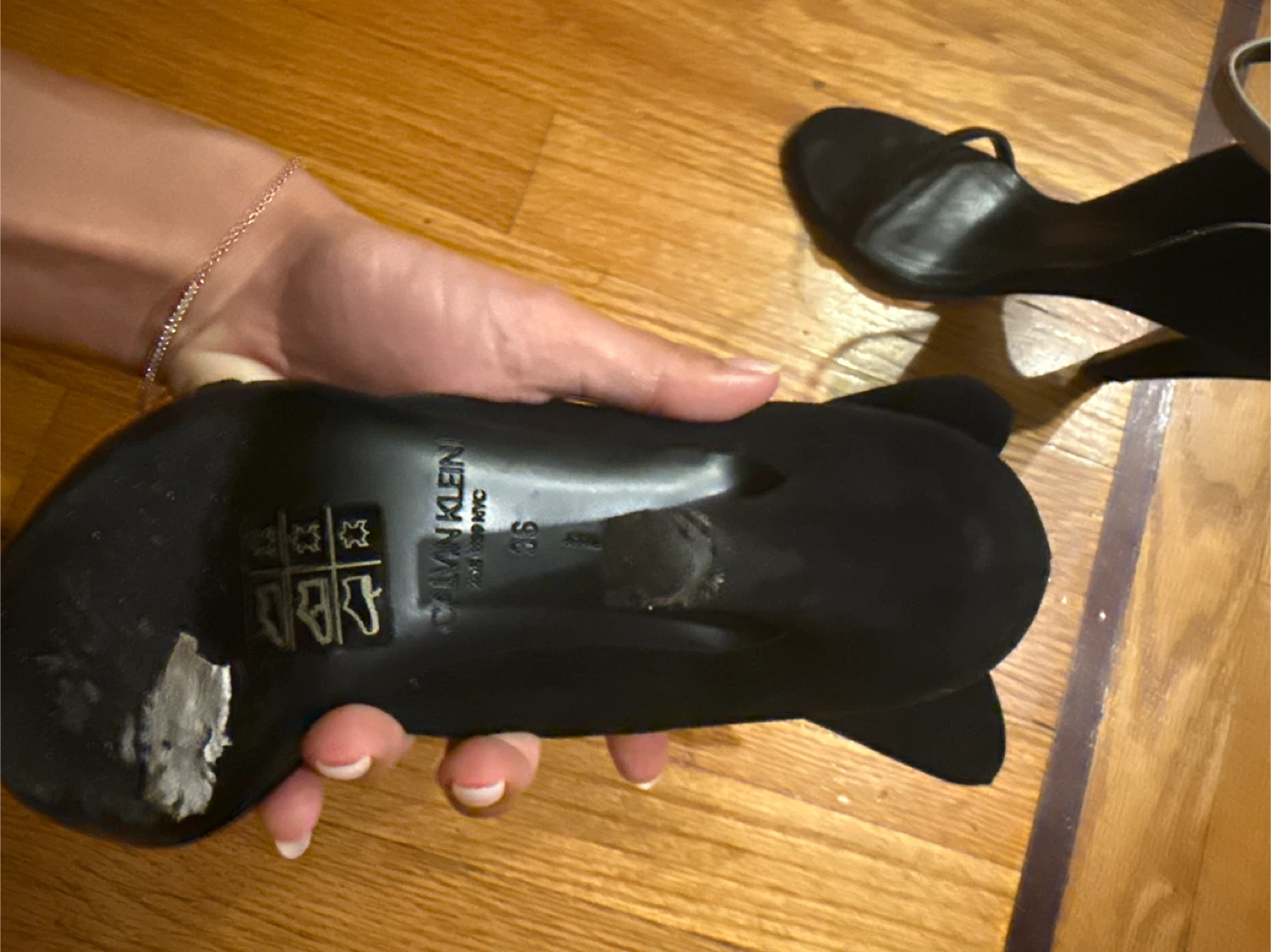 Calvin Klein Black & White Heels - Size 6 - photo 3