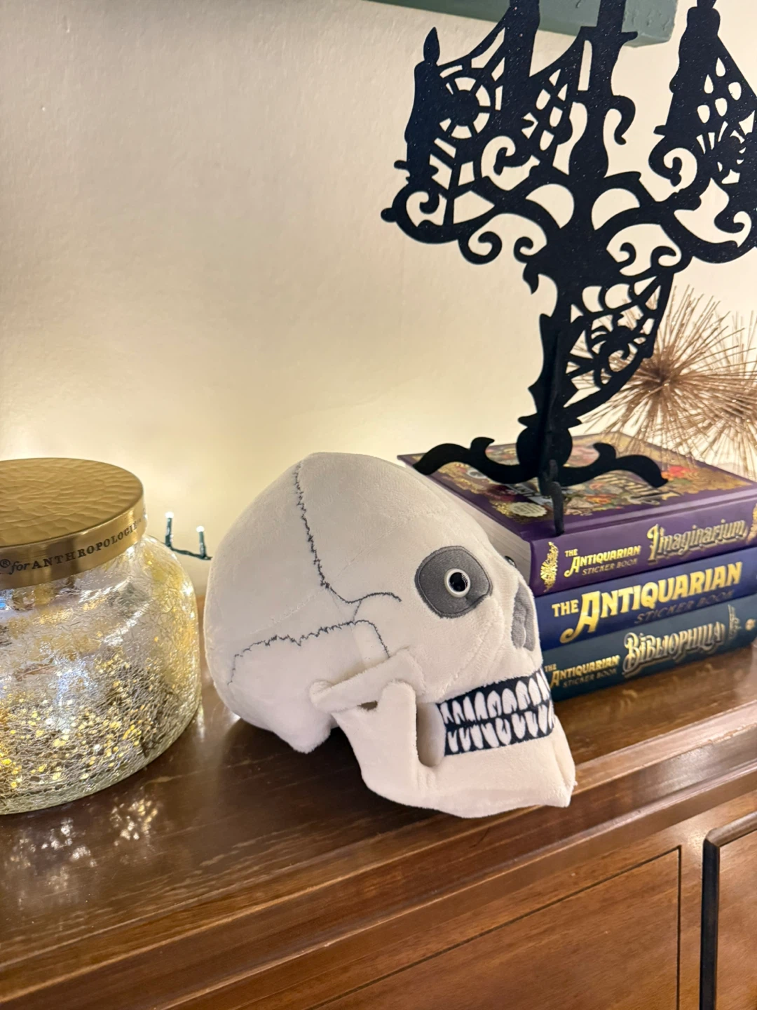 Giant White Skull Plushie - photo 4
