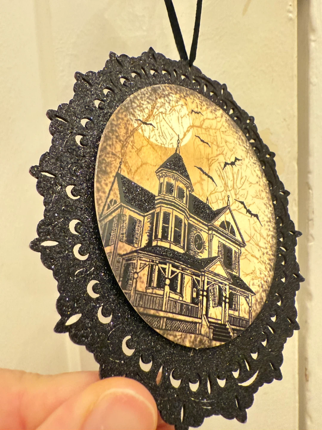 Halloween Haunted House Ornament - photo 3