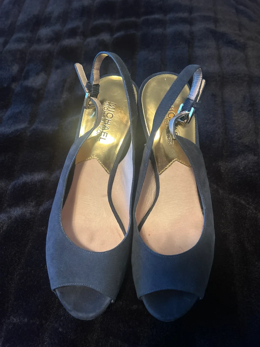 Michael Kors Slingback Heels, Size 8 image indicator(2)