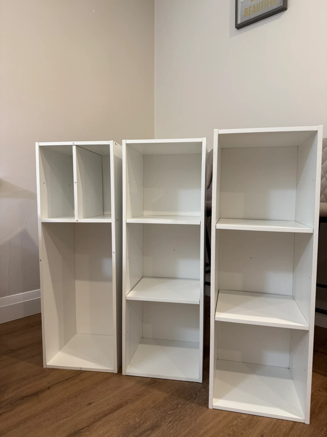 TYPE A Stack Modular Shelf Organizer, White
