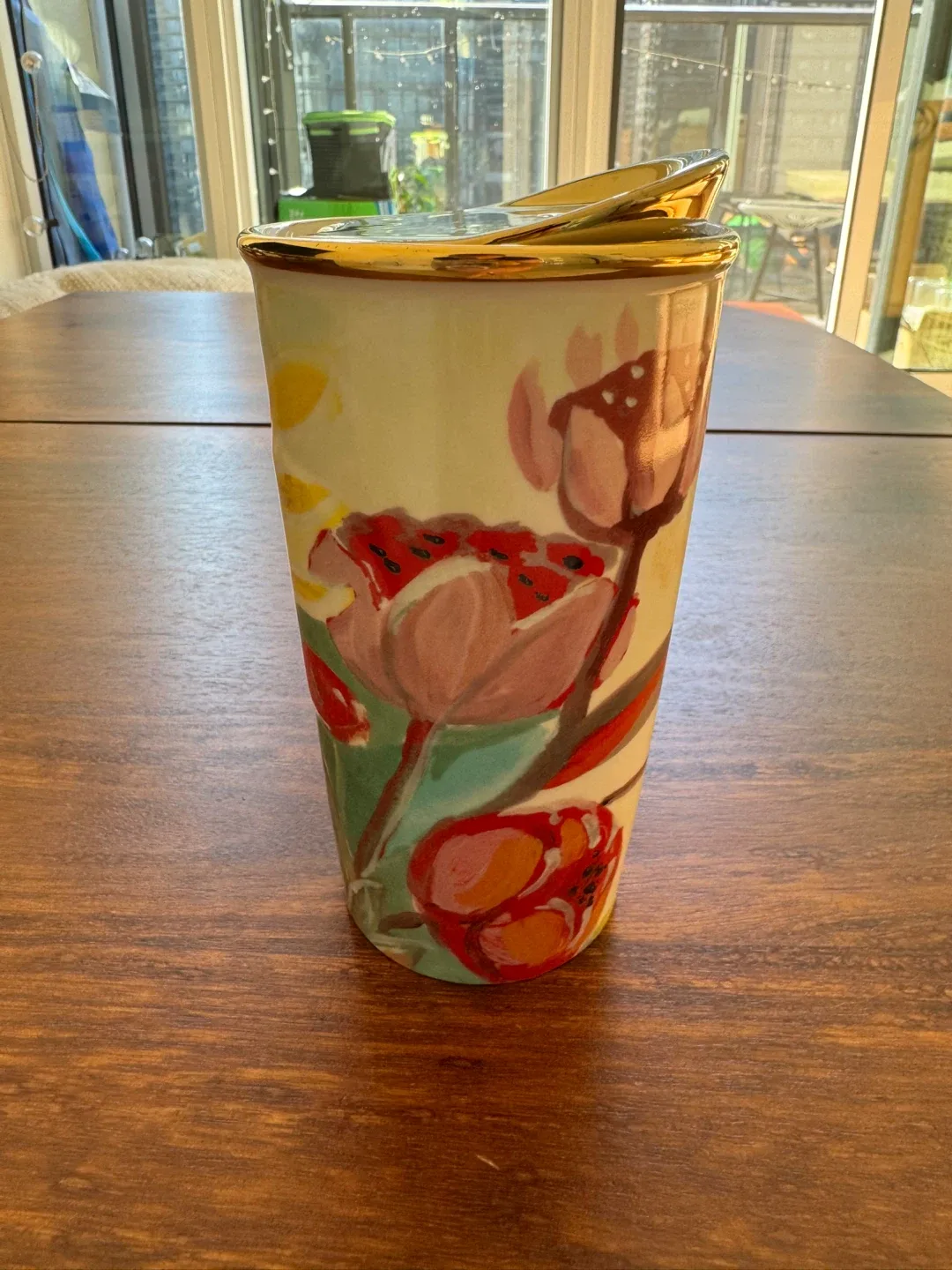 Starbucks Floral Travel Mug thumbnail