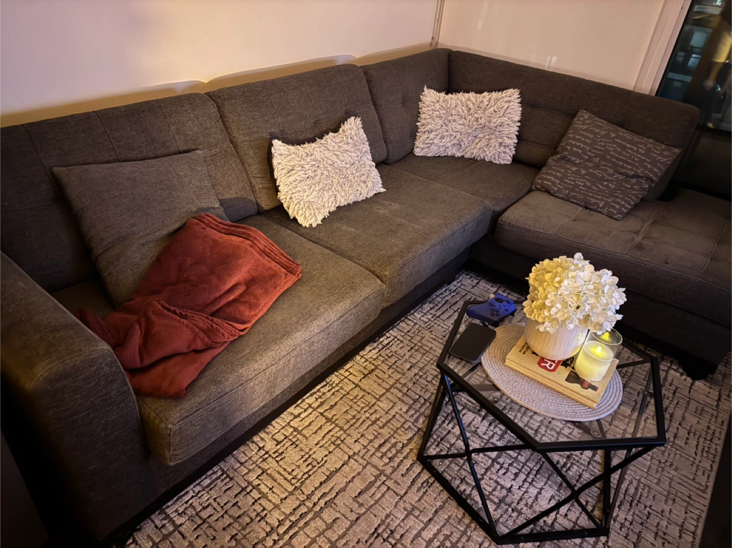 Grey Sectional Sofa