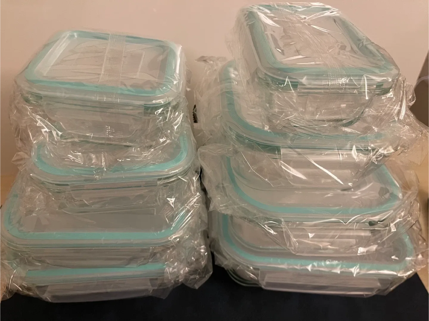 8-Pack Leakproof Glass Food Storage Containers thumbnail