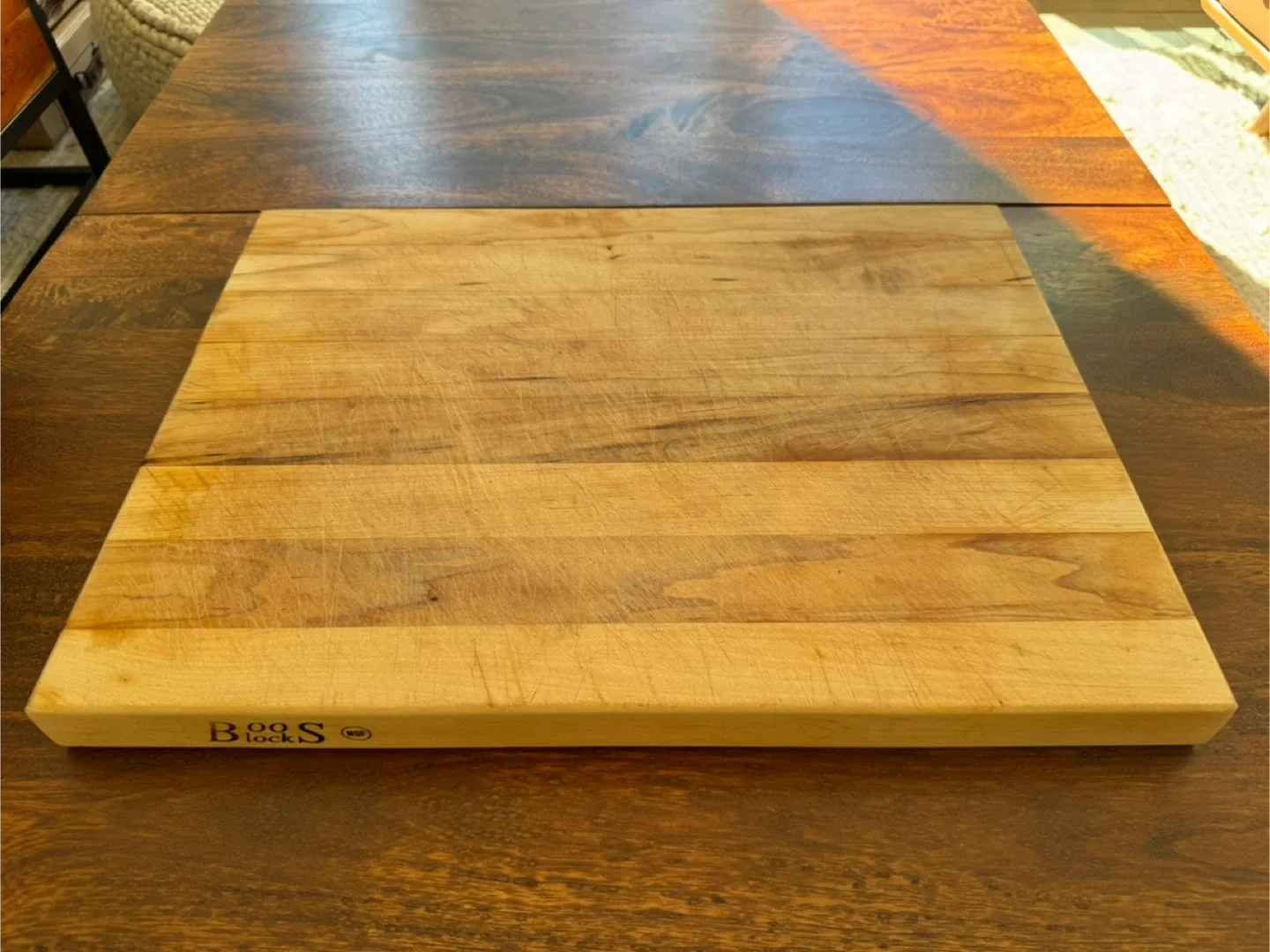 John Boos Block RA03 Maple Wood Edge Grain Cutting Board thumbnail