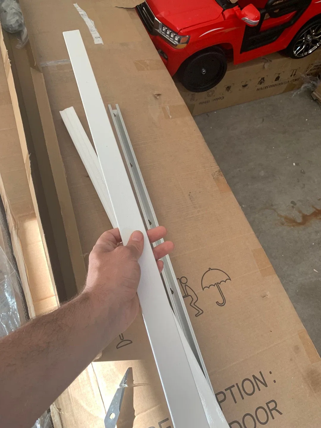 SMARTSTANDARD 36"x80" Bi-Fold Door with Mirror image indicator(8)