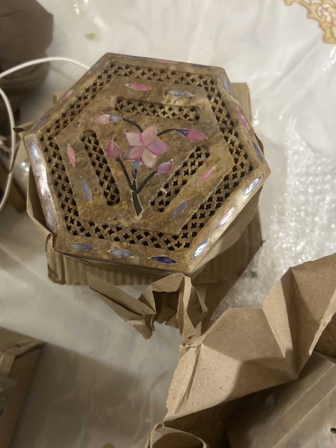 Decorative soapstone box - photo 2