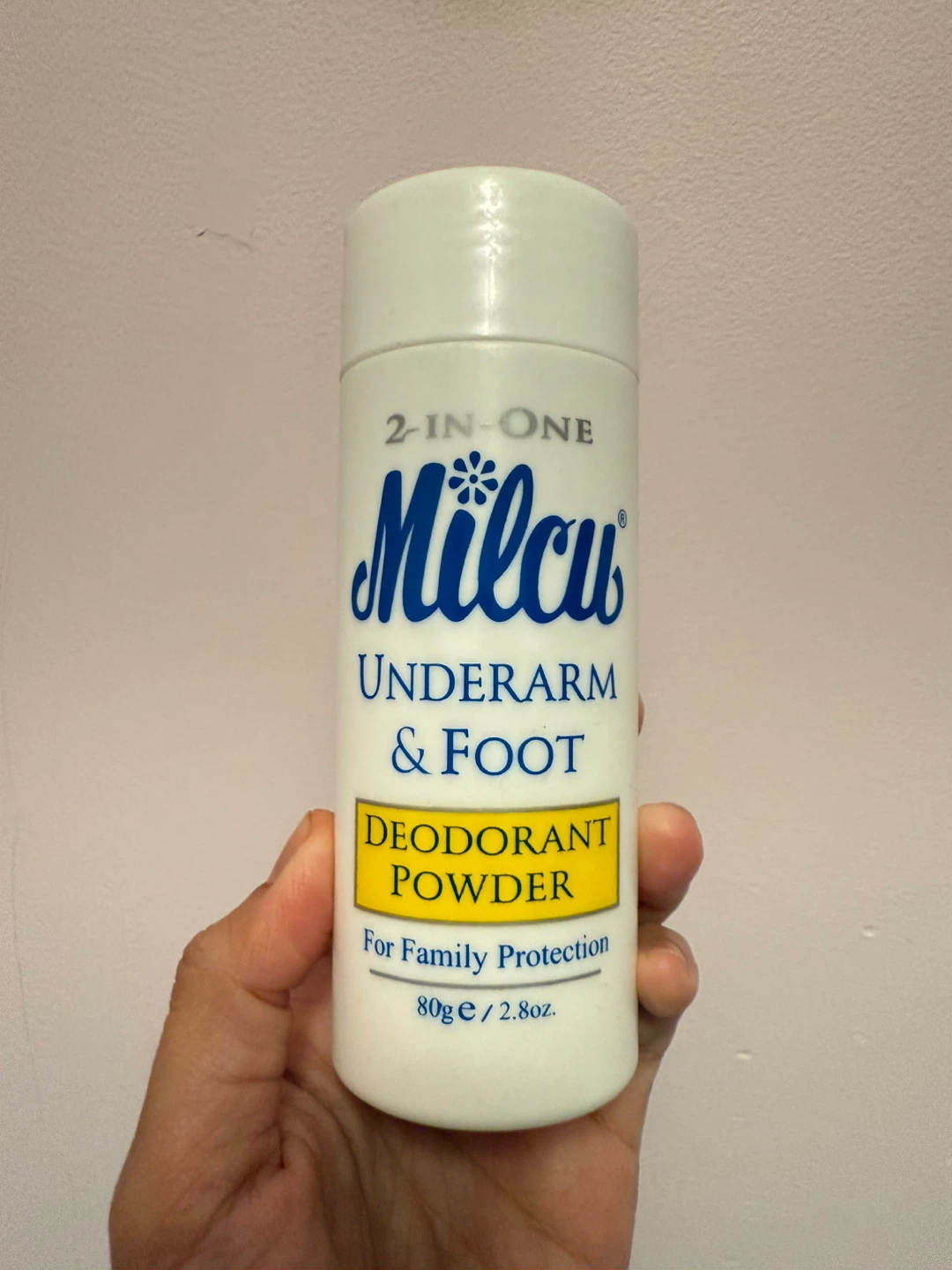 Milcu 2-in-1 Underarm & Foot Deodorant Powder