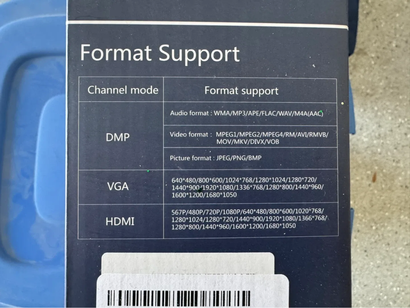 Ysametp Mini Projector image indicator(2)