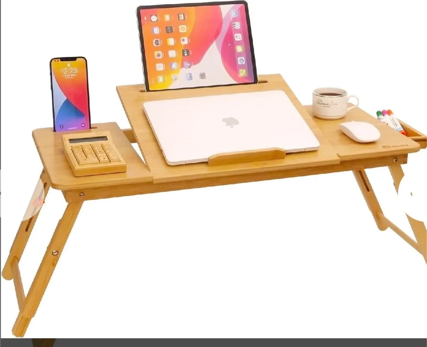 Bamboo Laptop Bed Desk thumbnail