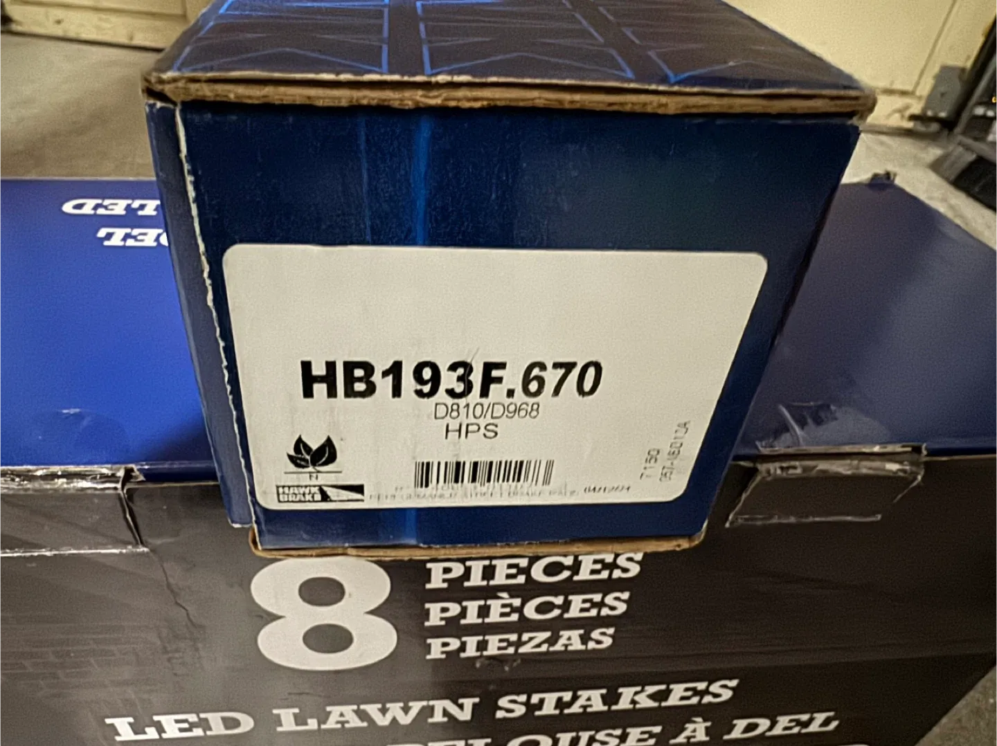 Hawk HPS HB193F.670 Disc Brake Pads - New image indicator(2)