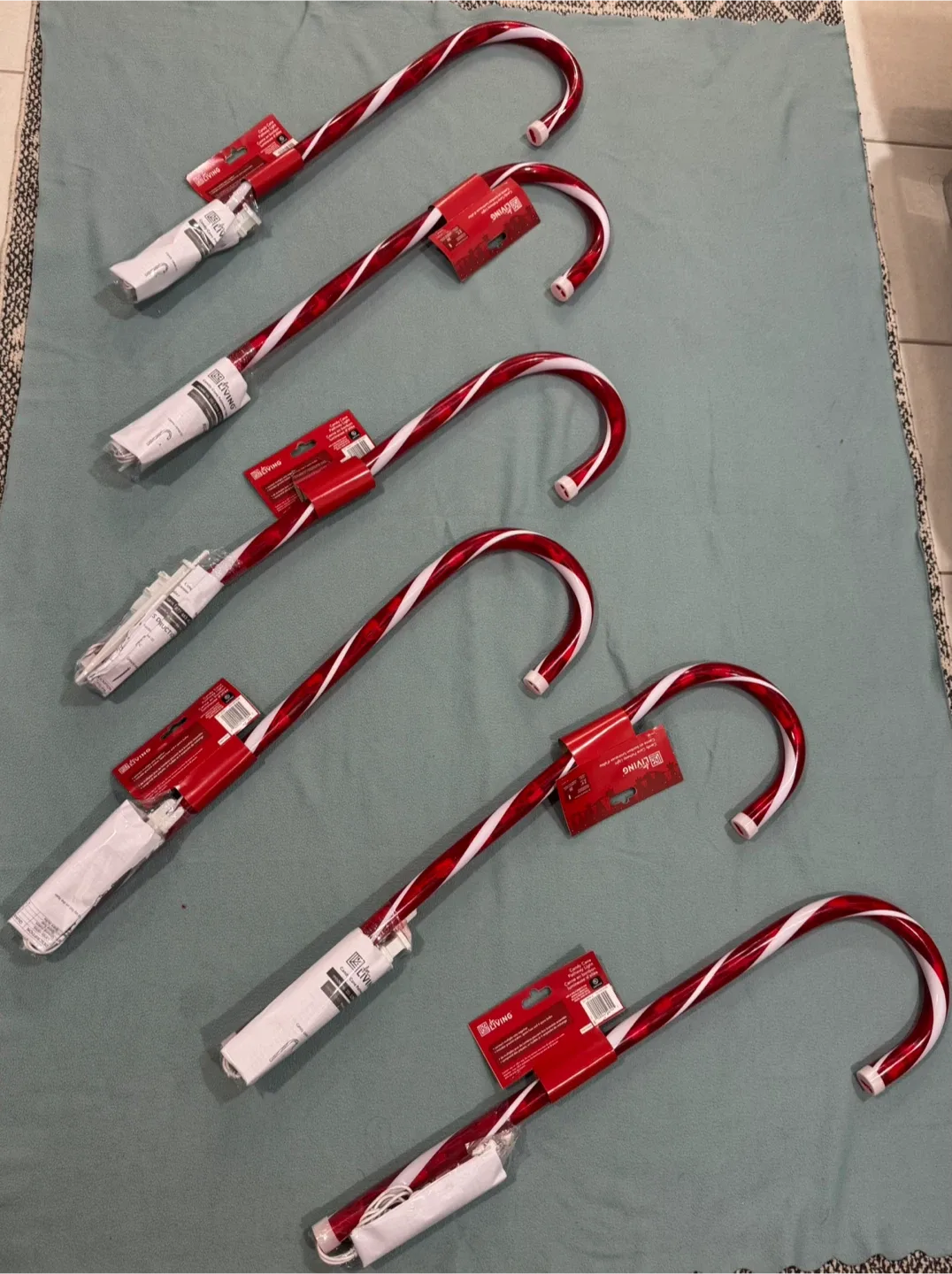 New 30-in. Candy Cane Pathway Markers, 6-Pack thumbnail