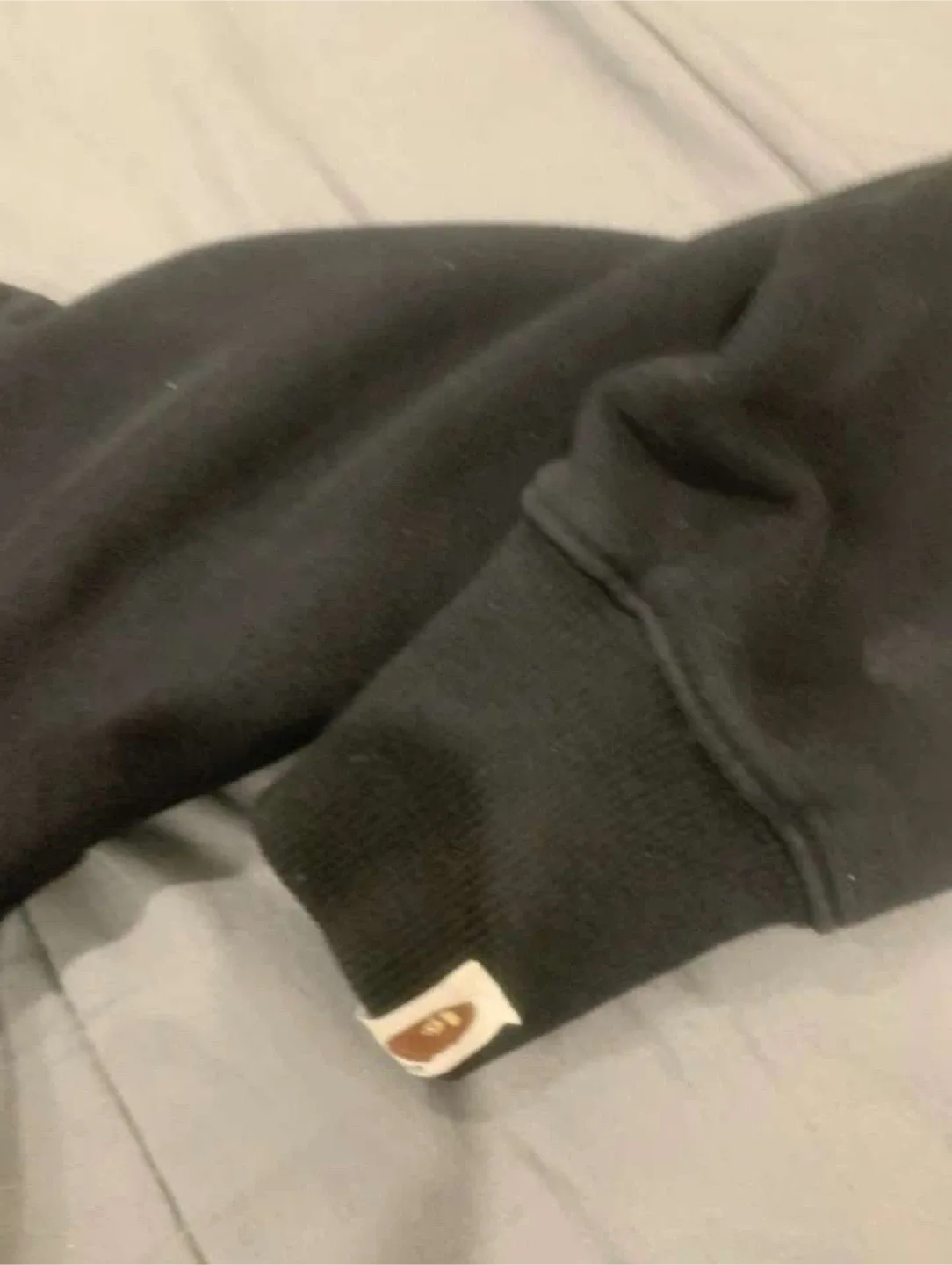 A Bathing Ape BAPE Black Full Zip Hoodie - Size M image indicator(5)