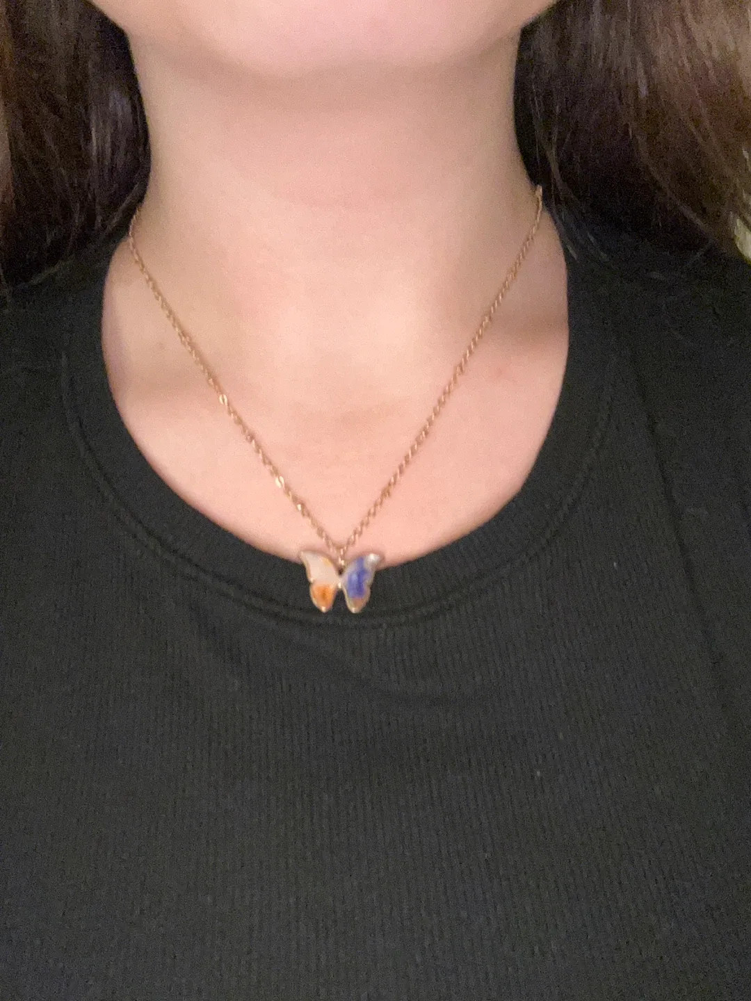 Butterfly Pendant Necklace image indicator(2)