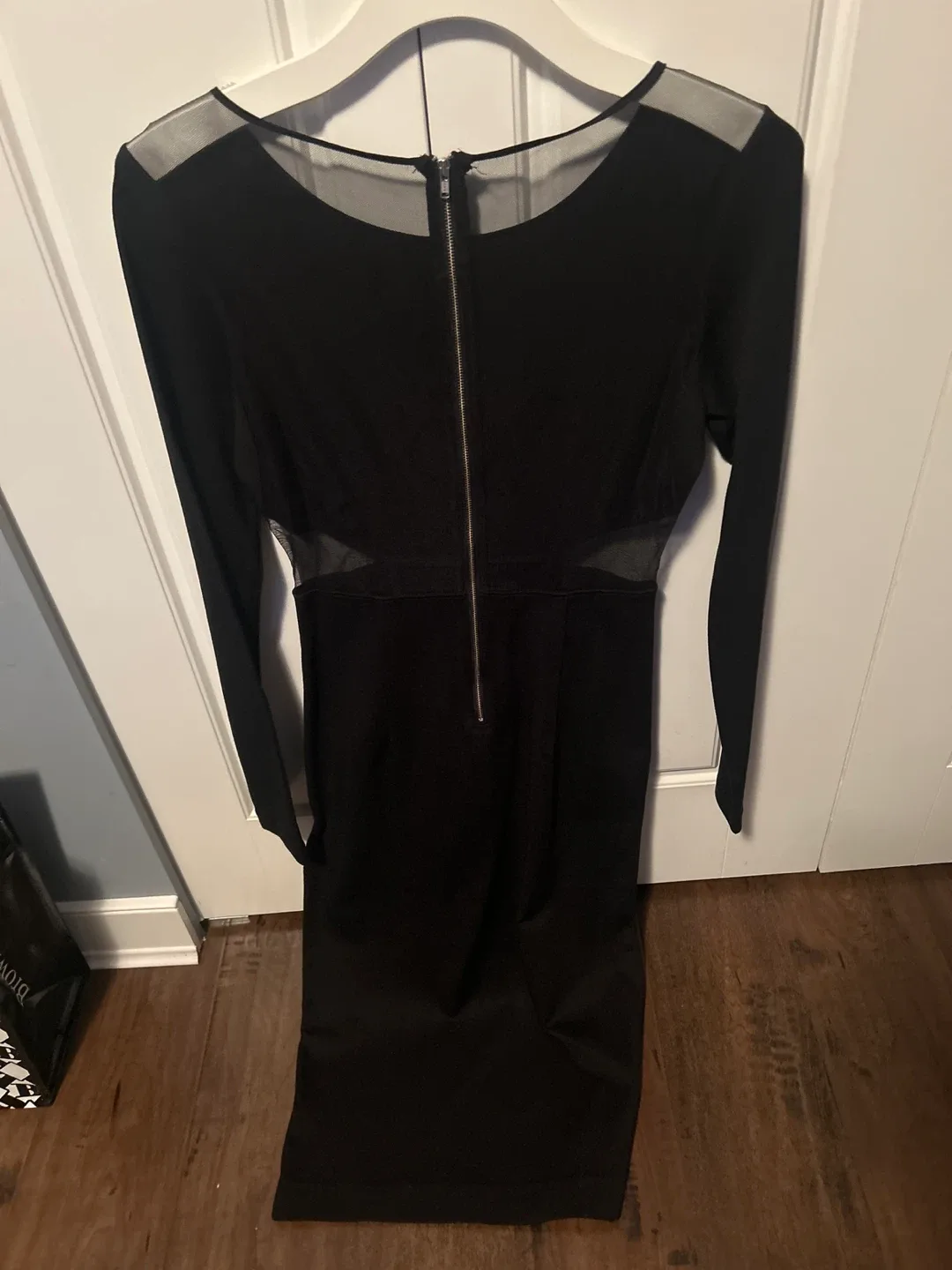 B.Baton Black Dress - Size 8 image indicator(3)