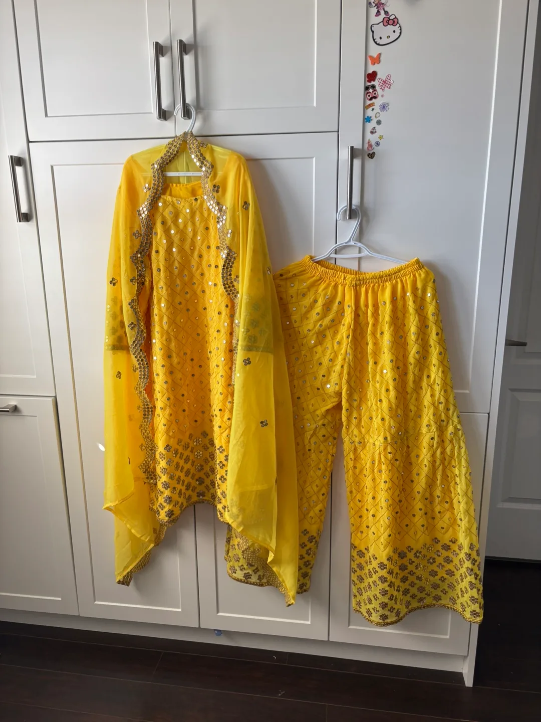 Yellow Indian Salwar Kameez Suit image indicator(2)