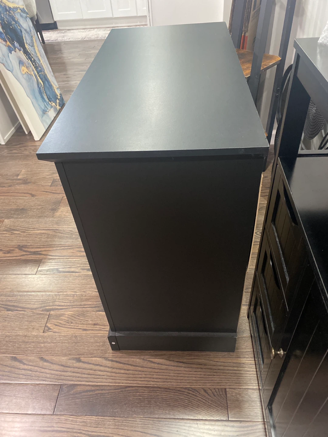 Black Cabinet with Mirrored Doors - photo 3