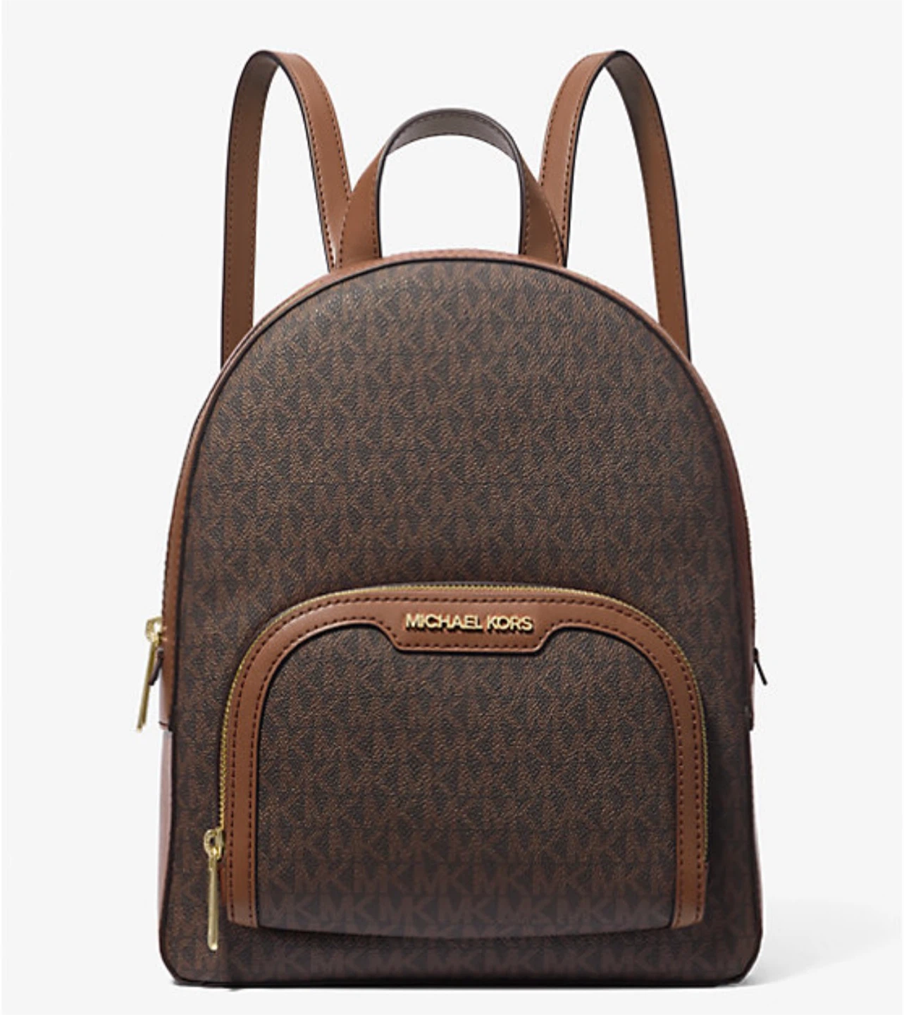 Michael Kors Brown Dome Backpack