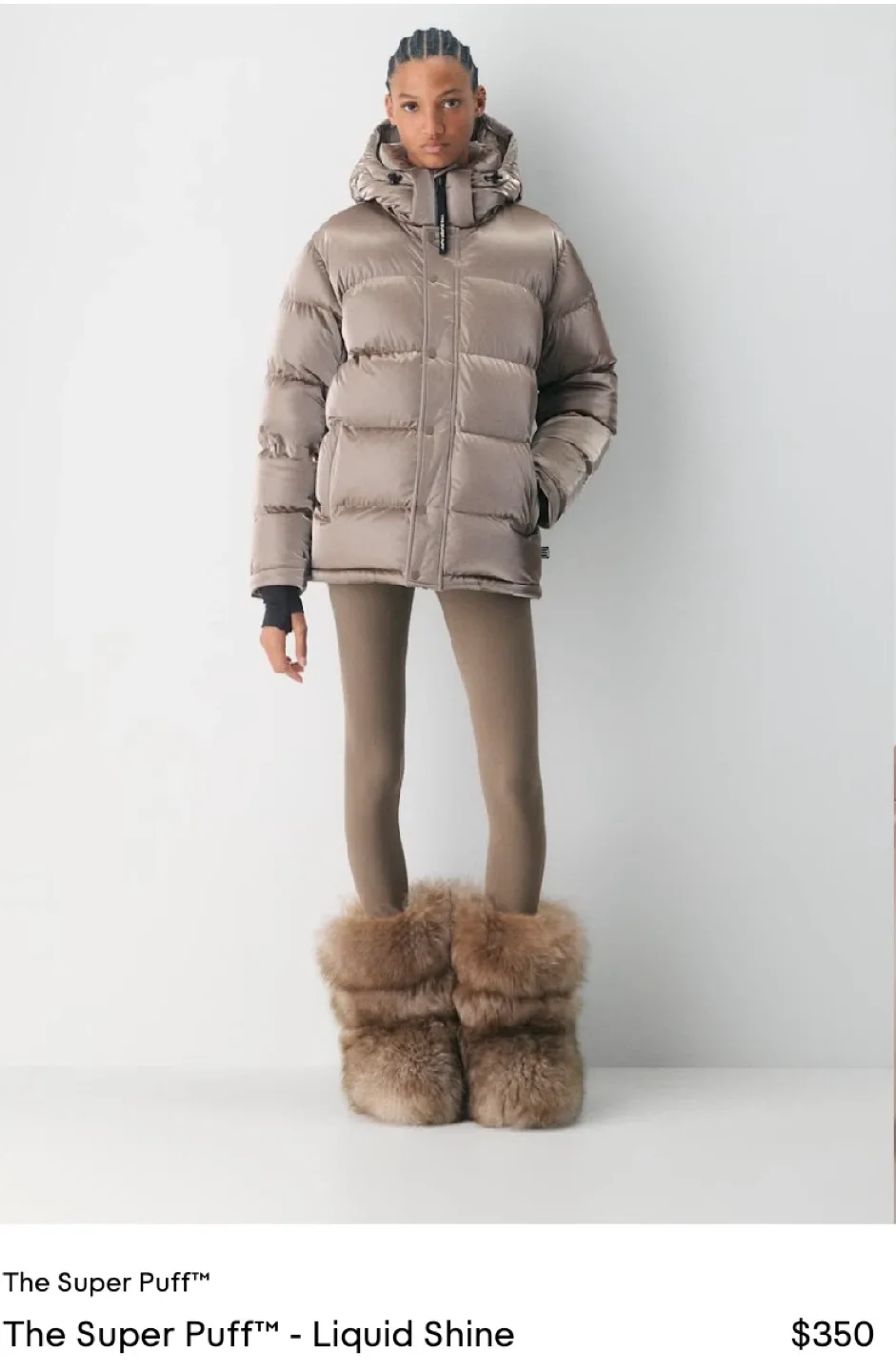 Aritzia The Super Puff Original Liquid Shine - Size S thumbnail