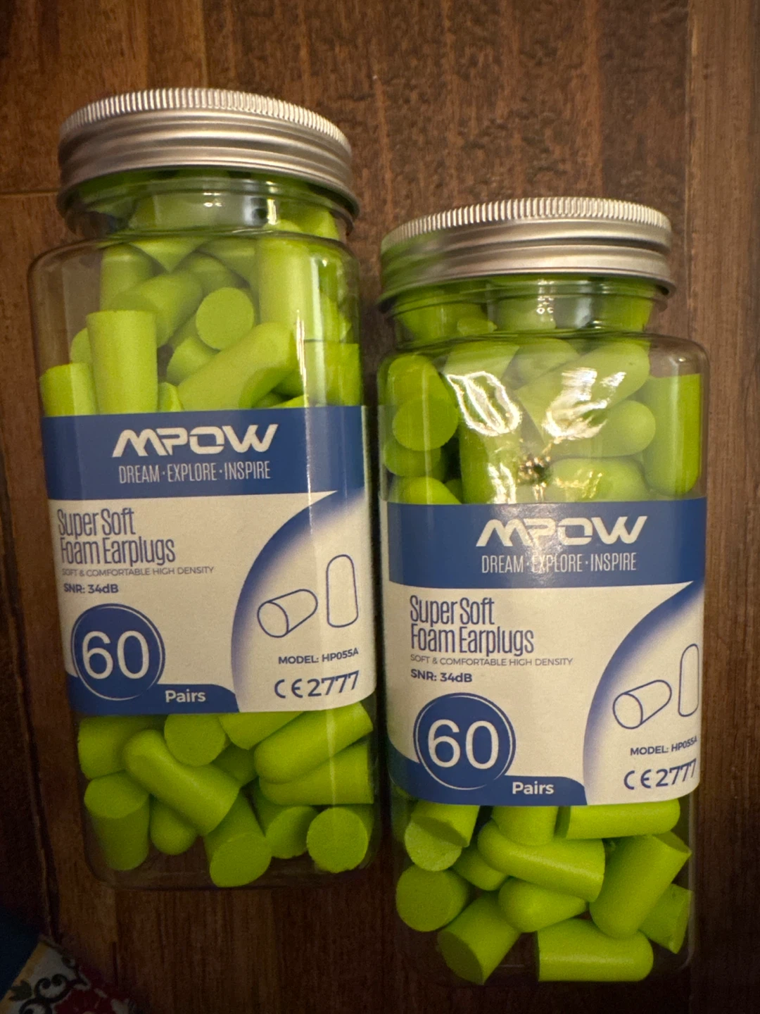 Mpow Super Soft Foam Earplugs - 60 Pairs