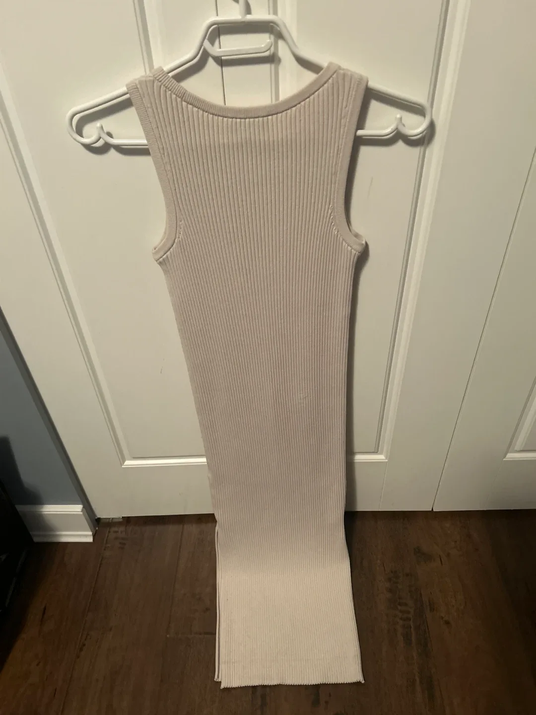 Babaton Beige Sleeveless Knit Dress - Size XS image indicator(2)
