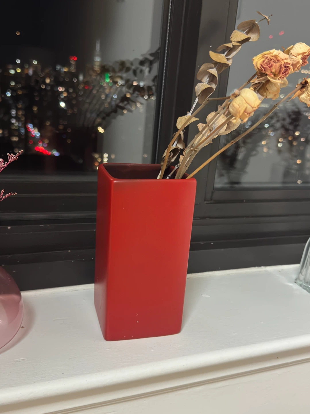 Red Vase