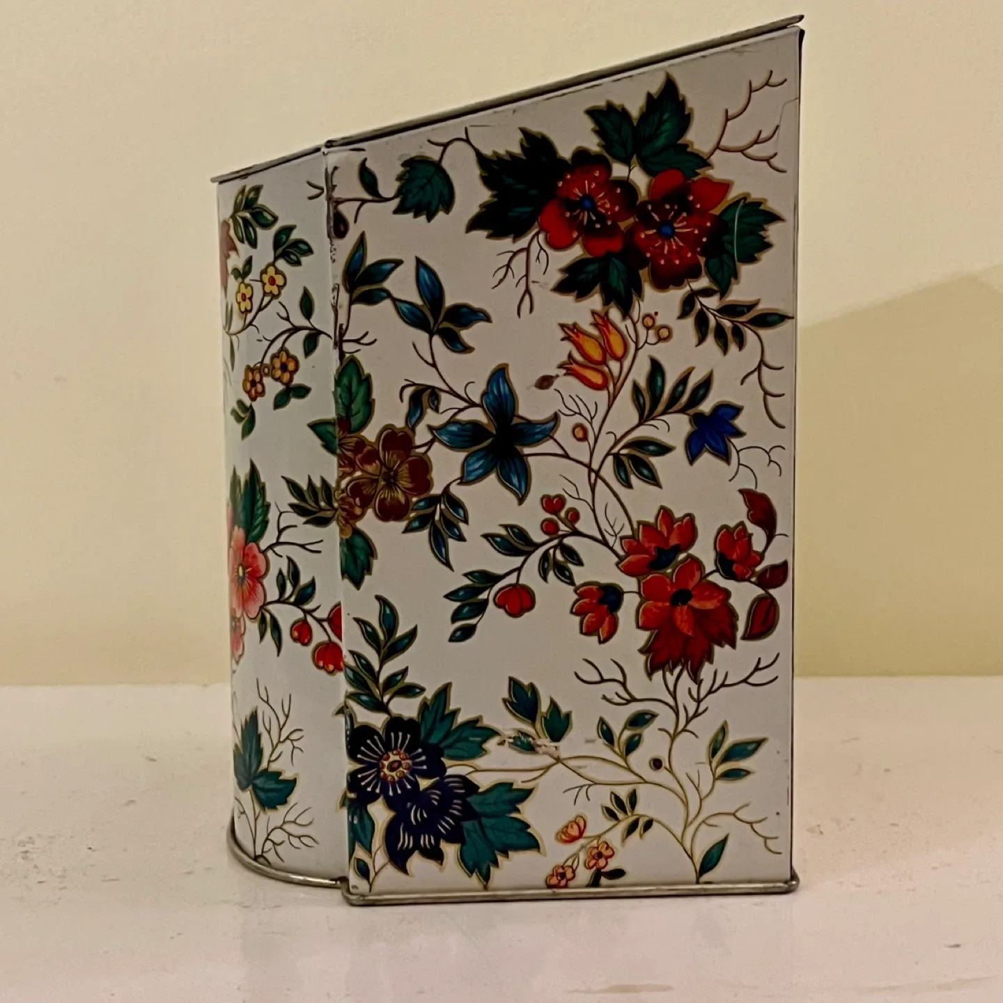 Vintage Daher Floral Tin Container image indicator(3)