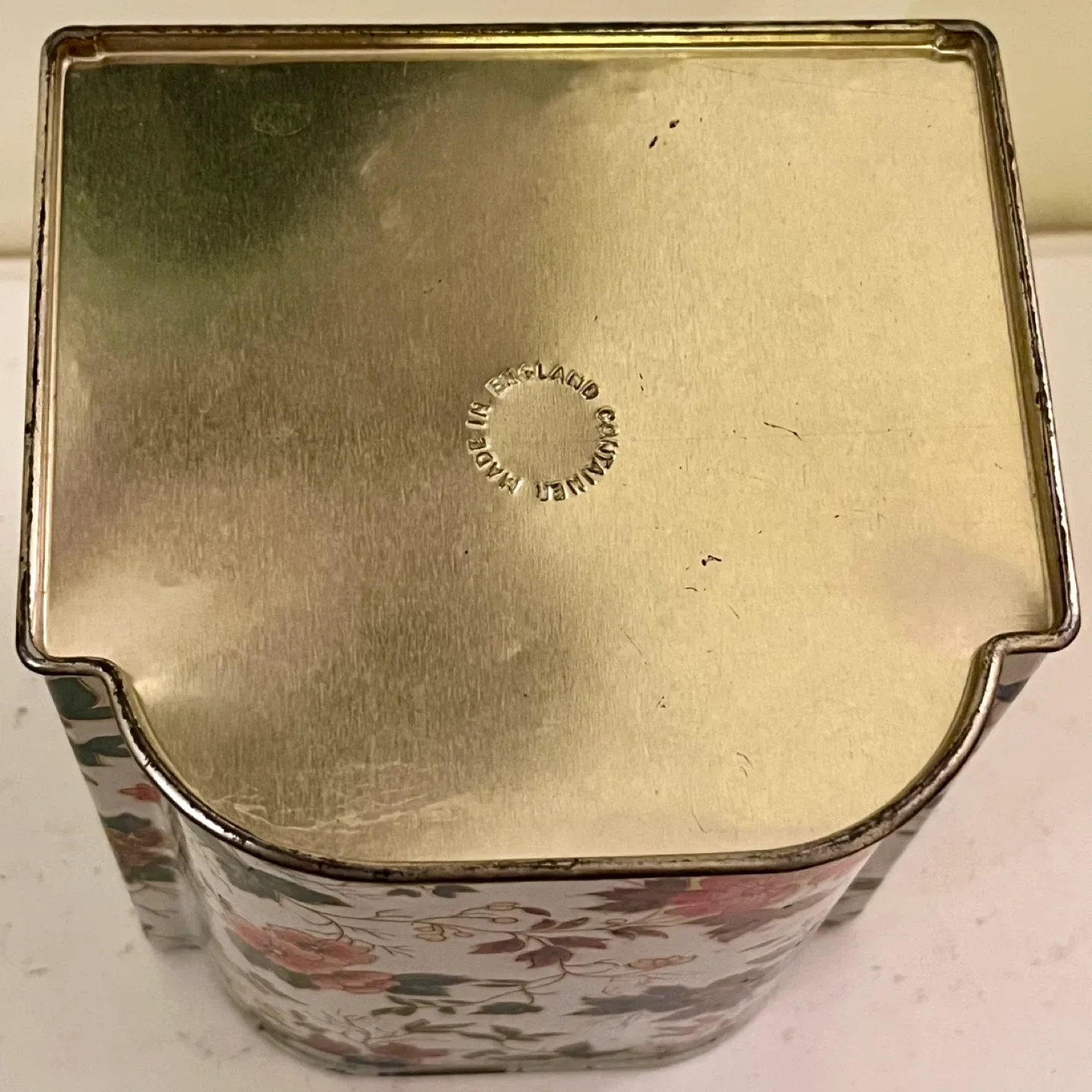 Vintage Daher Floral Tin Container image indicator(5)