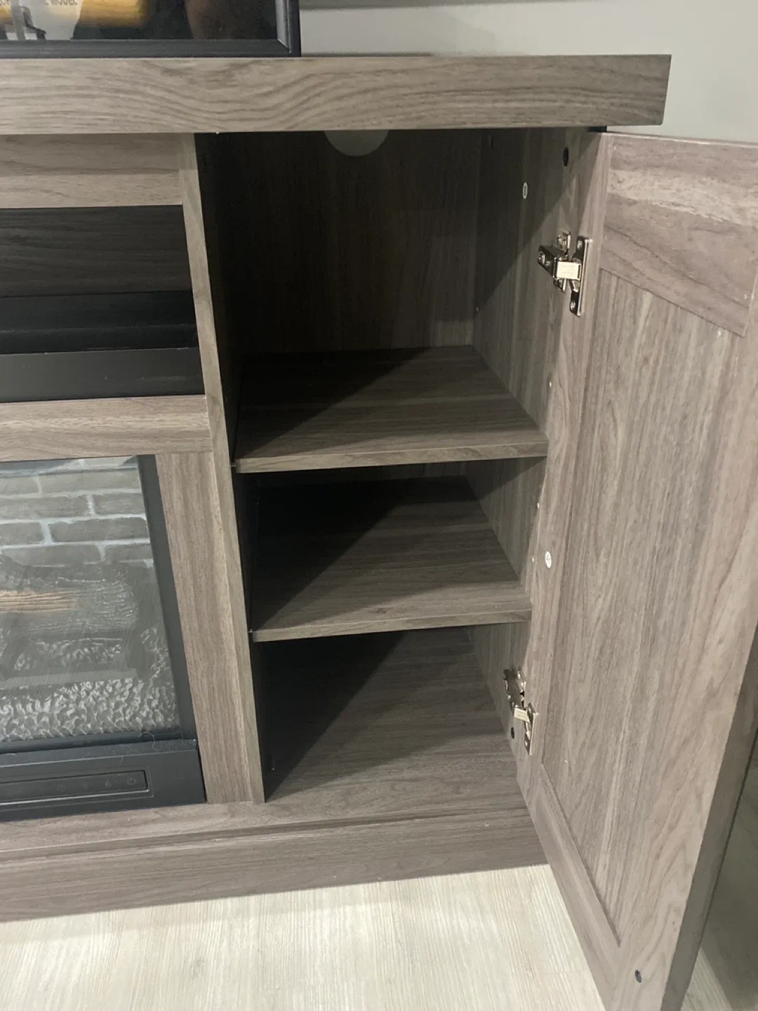 Electric Fireplace with Entertainment Center image indicator(3)