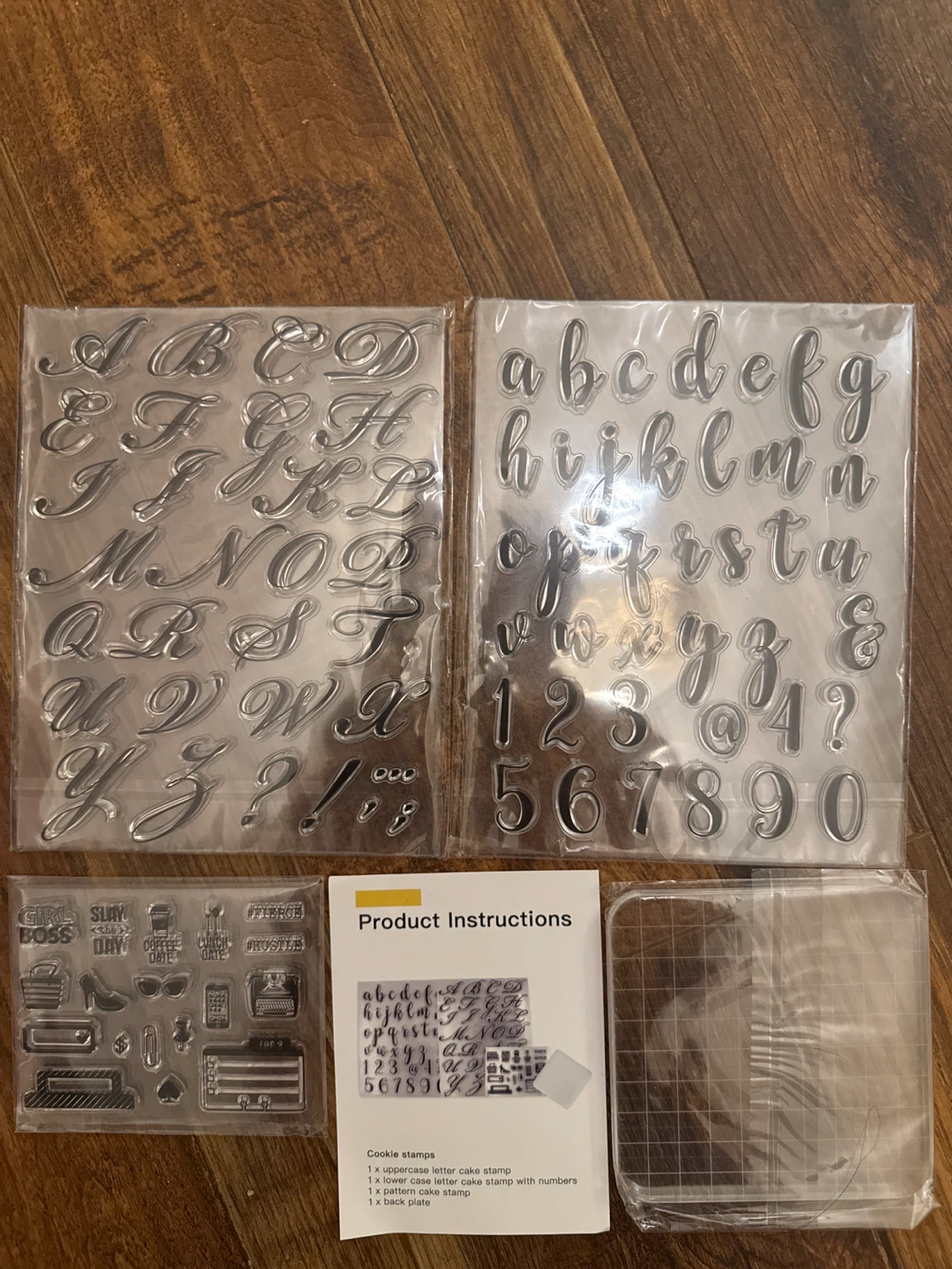 Lezobang Cookie Stamps - Letter & Number Set