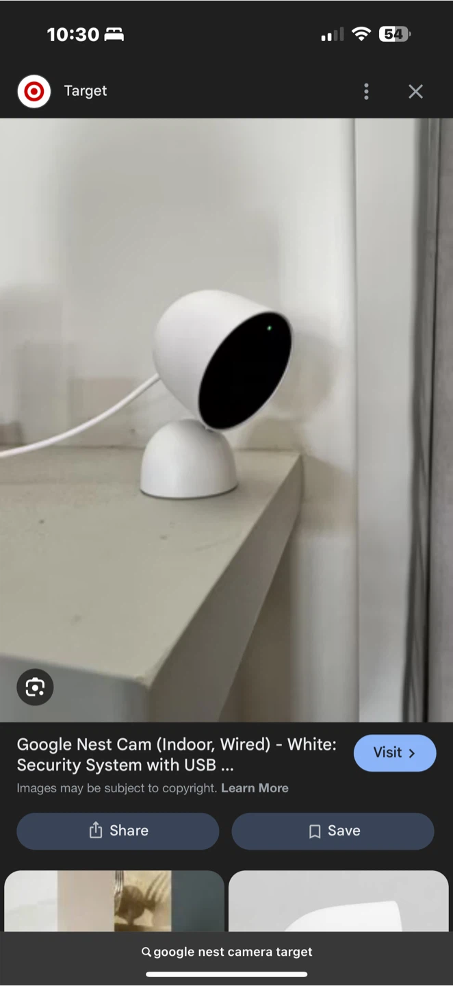 Google Nest Cam (Indoor, Wired) - White