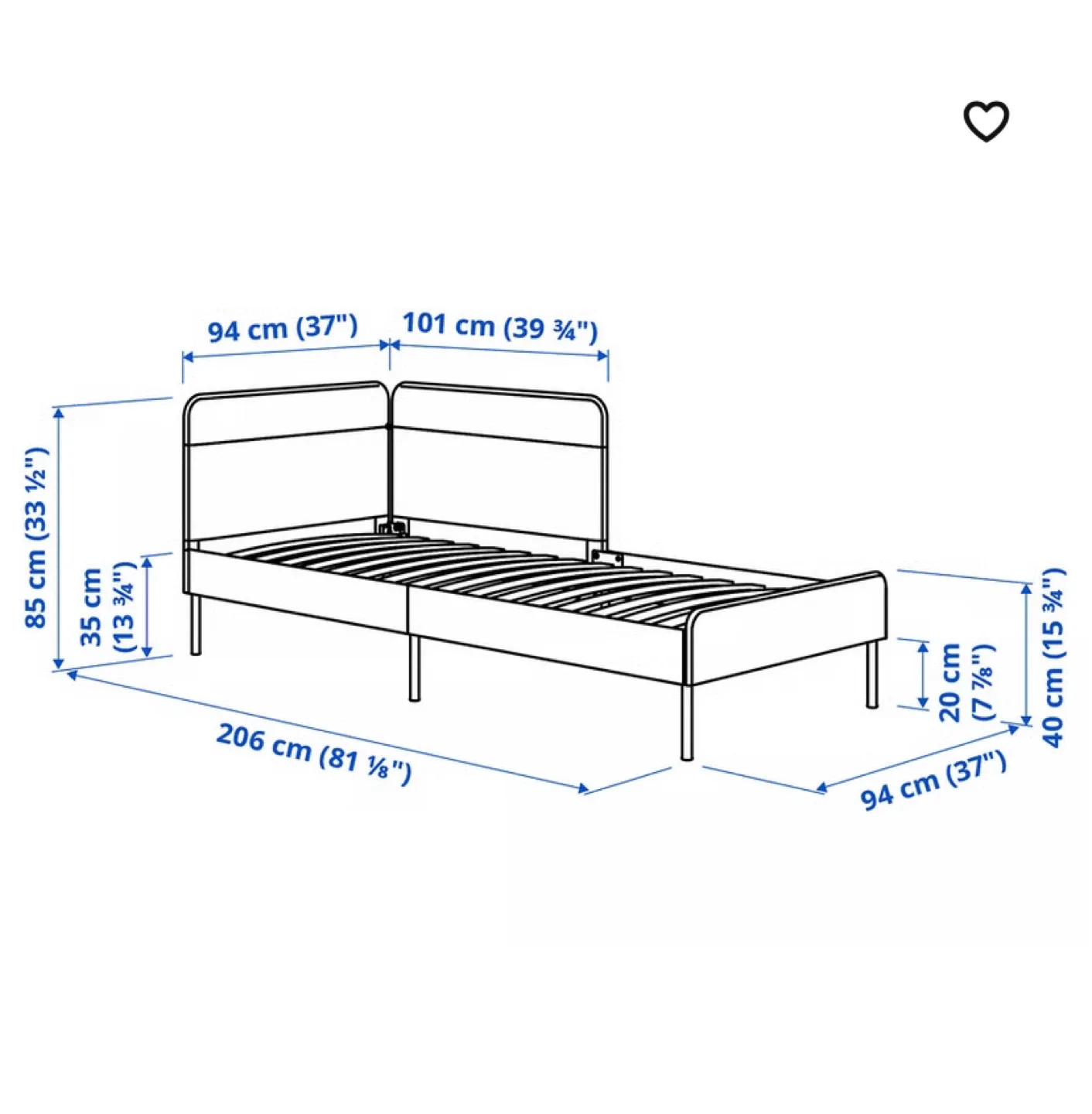 IKEA Single Beds set  - Blue image indicator(6)