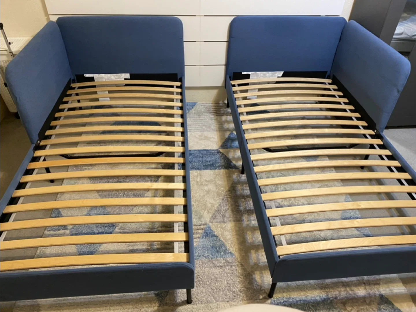 IKEA Single Beds set  - Blue image indicator(2)